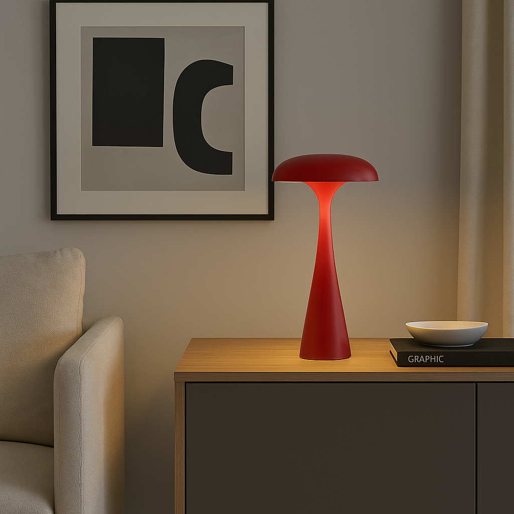 Lampka stołowa LED w kształcie meduzy