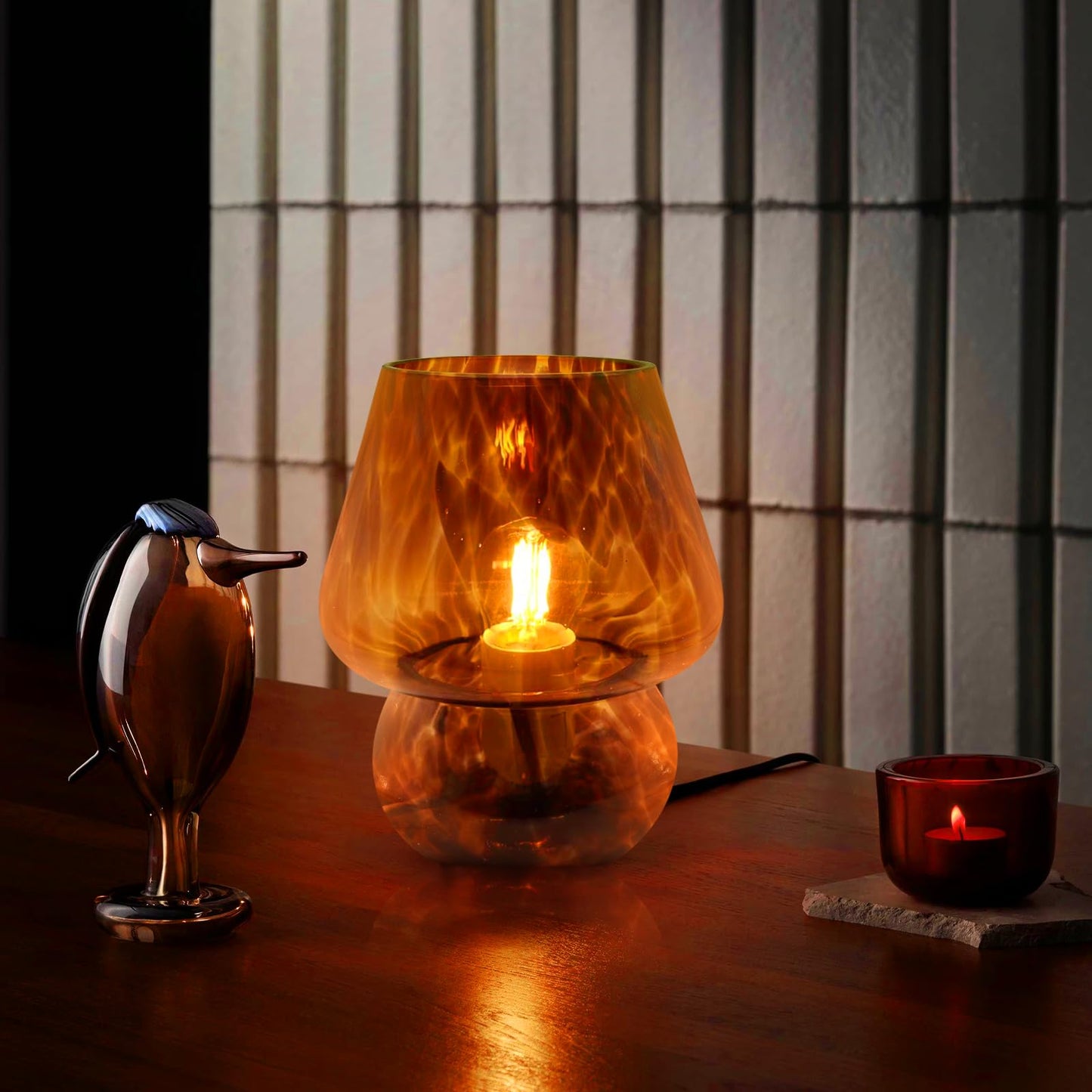 Lampa stołowa MushRetro w stylu retro