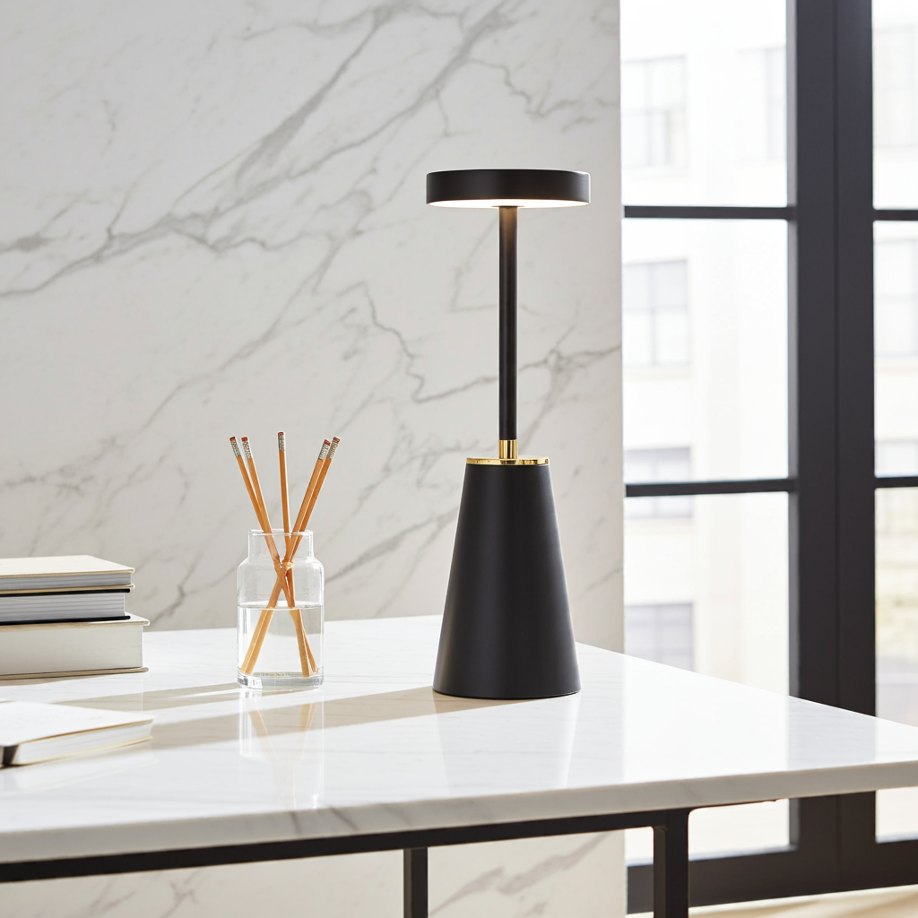 Bezprzewodowa lampa stołowa LED z regulacją światła