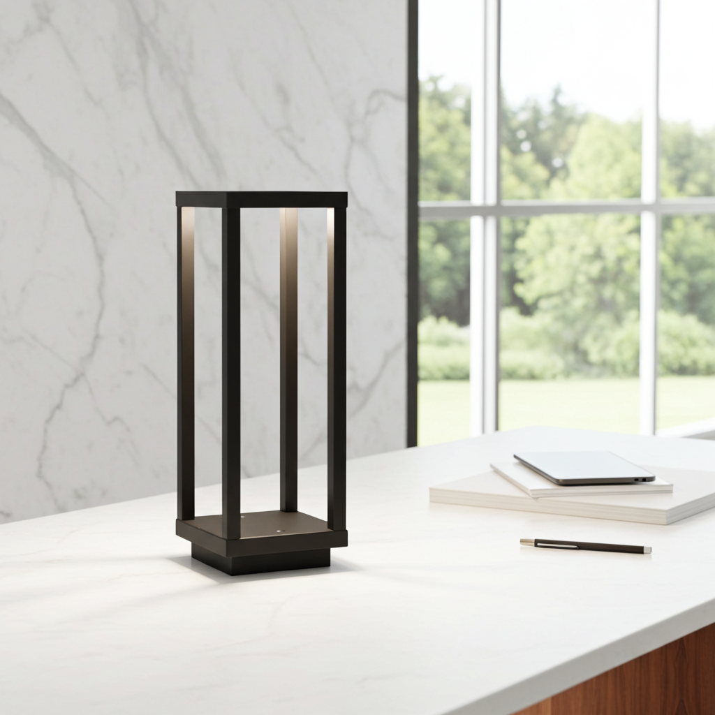 Przenośna lampa stołowa LED z regulacją jasności